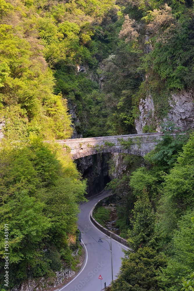 Stone bridge, Lago di Garda region, Italy, May 2017