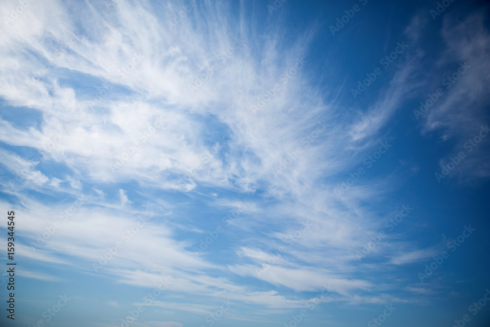 Light gentle cloud on a blue sky