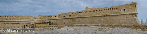 Panoramic walled city of Valletta Malta