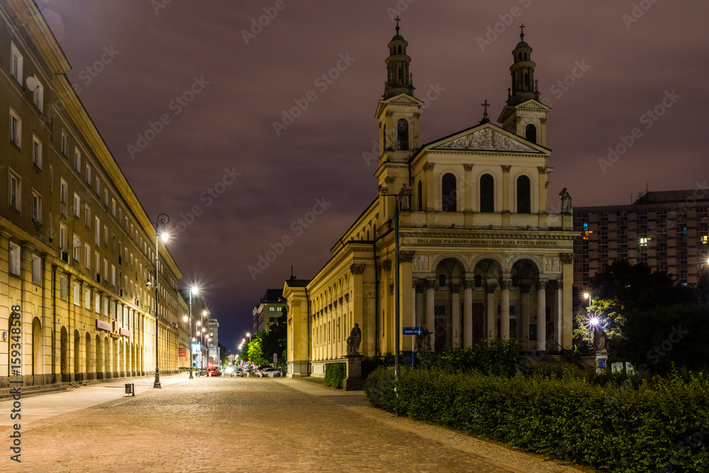 Church of St. Andrew in Warsaw, Poland