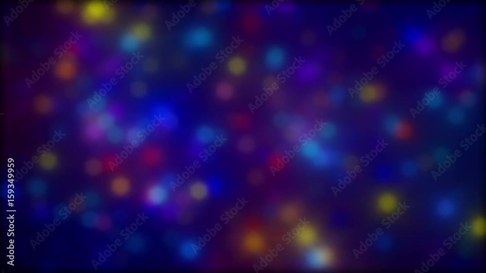 Small Sized Multi Color Defocused Bokeh Background