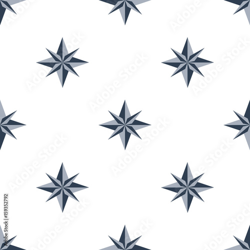 Nautical templates seamless pattern marine sea anchor design emblems graphics vector illustration.