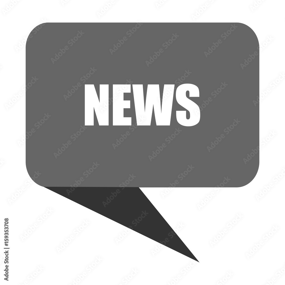 News flat design web bubble vector icon. News flat design web bubble vector icon.