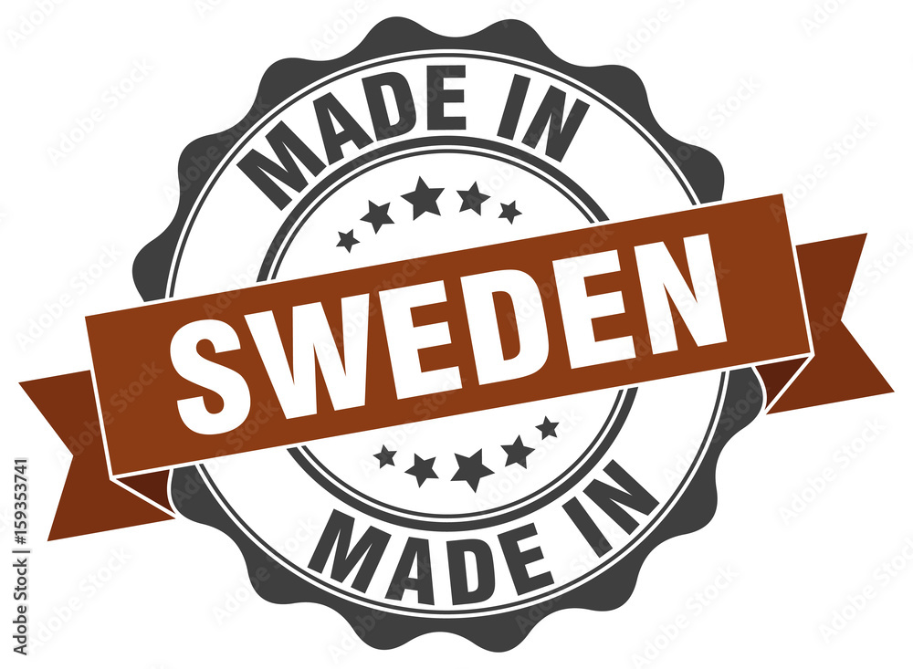 Fototapeta premium made in Sweden round seal