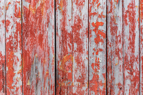 Painted old wooden wall red background