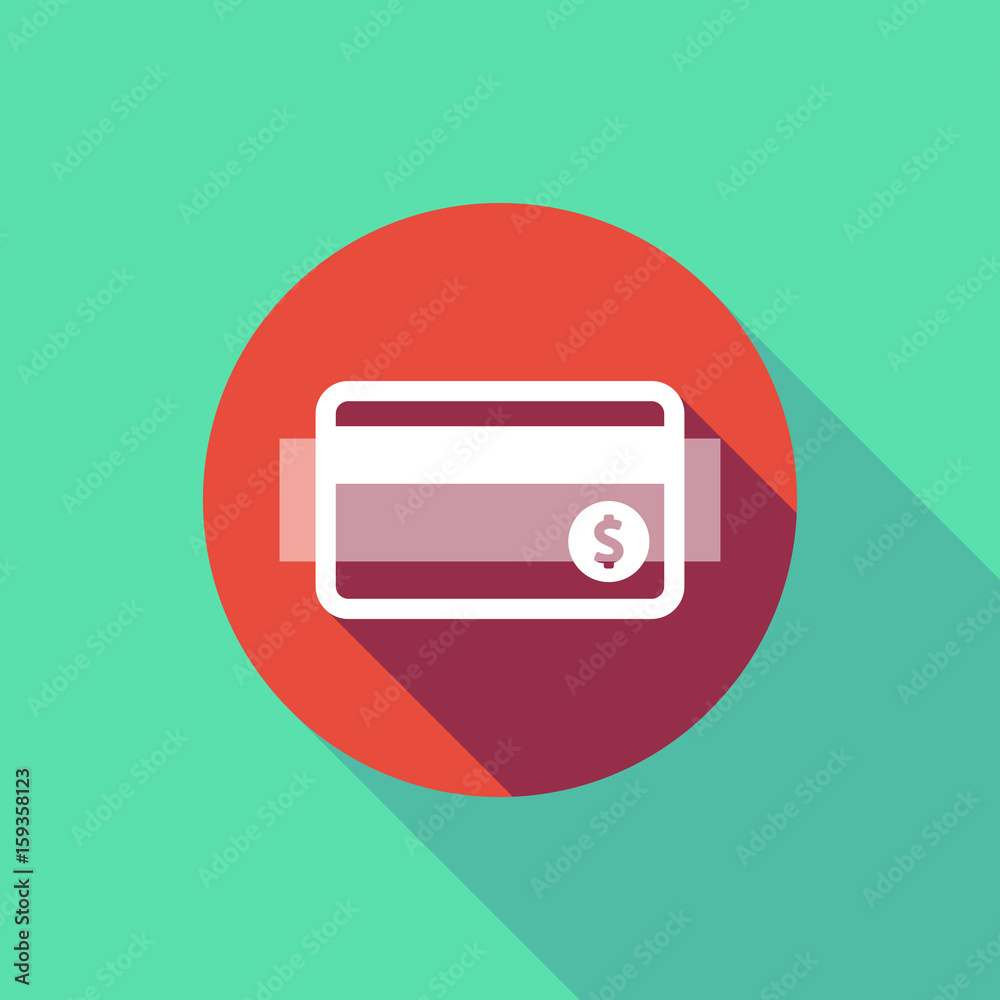 Long shadow do not enter signal with a credit card Long shadow do not enter signal with a credit card