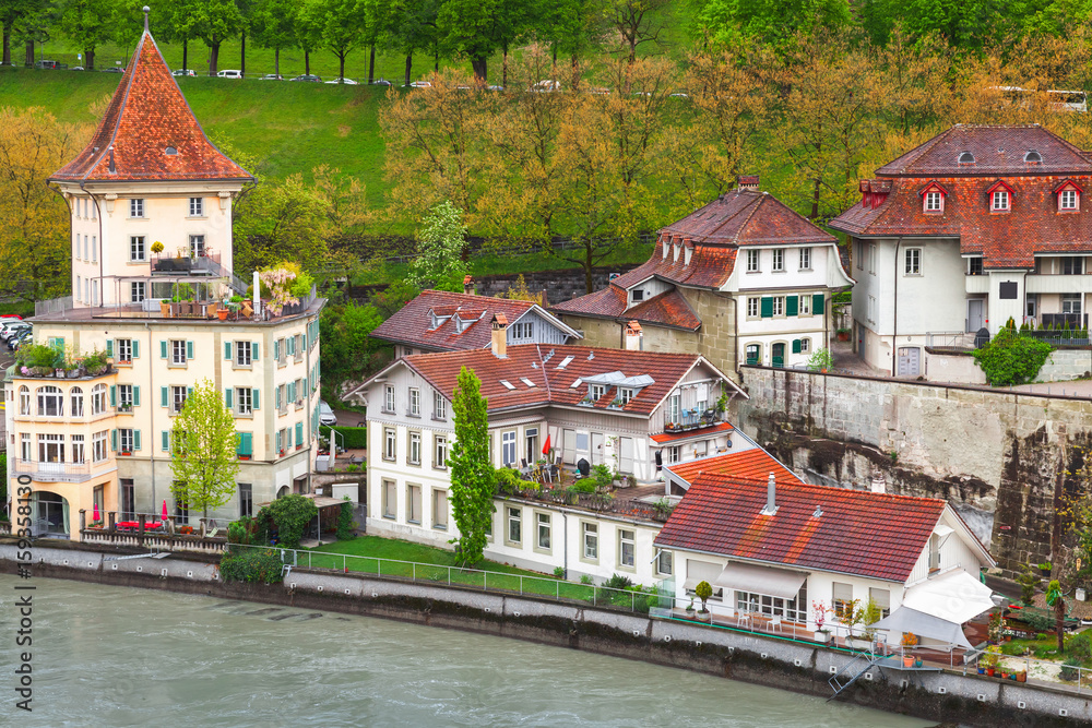 Obraz premium Coastal landscape of Bern, Switzerland