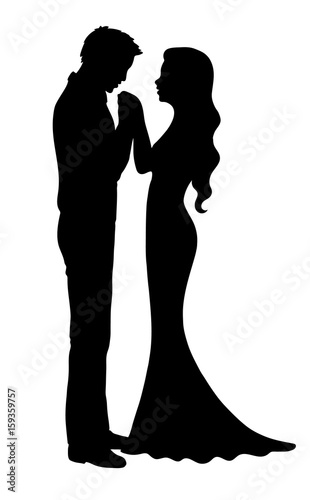 Wedding silhouette