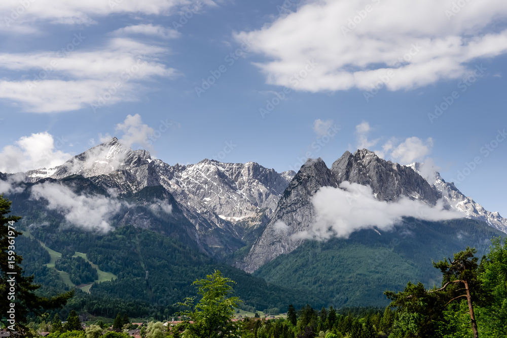 Berggipfel in Garmisch 