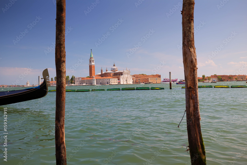 Venice / View of the historical architecture and river channel