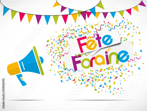 mégaphone : fête foraine