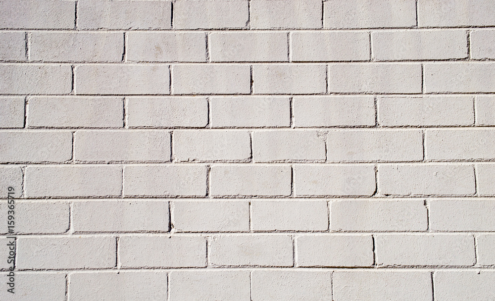 Obraz premium White Brick Wall Texture