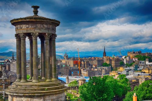 Dugald Stewart Moument at Calton Hill, Edinburgh, Scotland