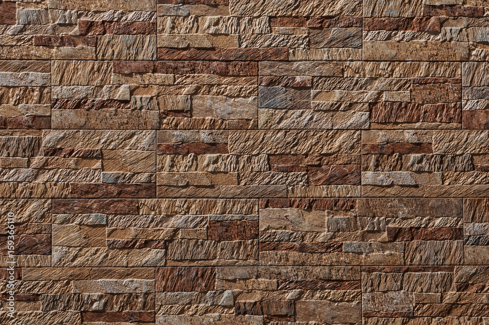 Decorative outdoor tile. Wall tile brick wall tile texture for background  foto de Stock | Adobe Stock