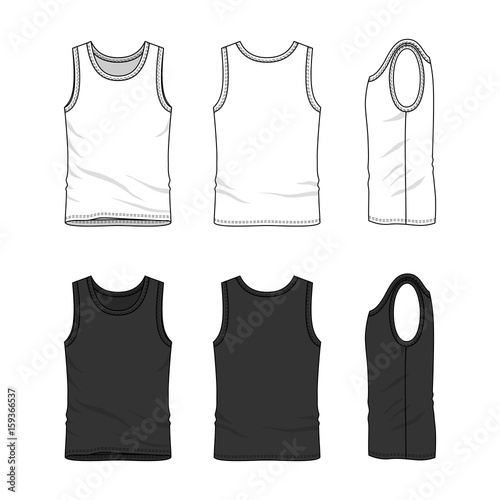 Set of male undershirt.