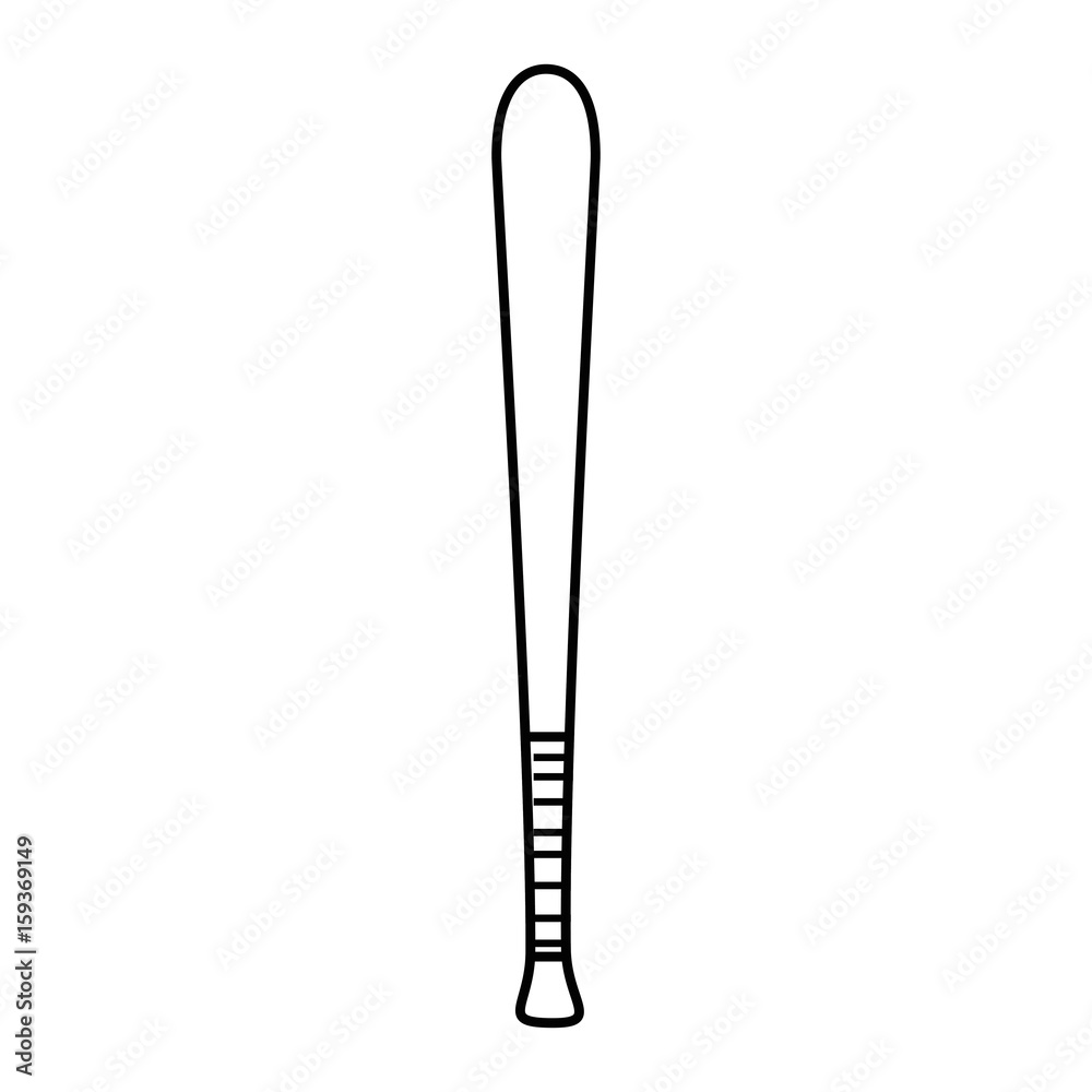 baseball bat icon over white background vector illustration baseball bat icon over white background vector illustration