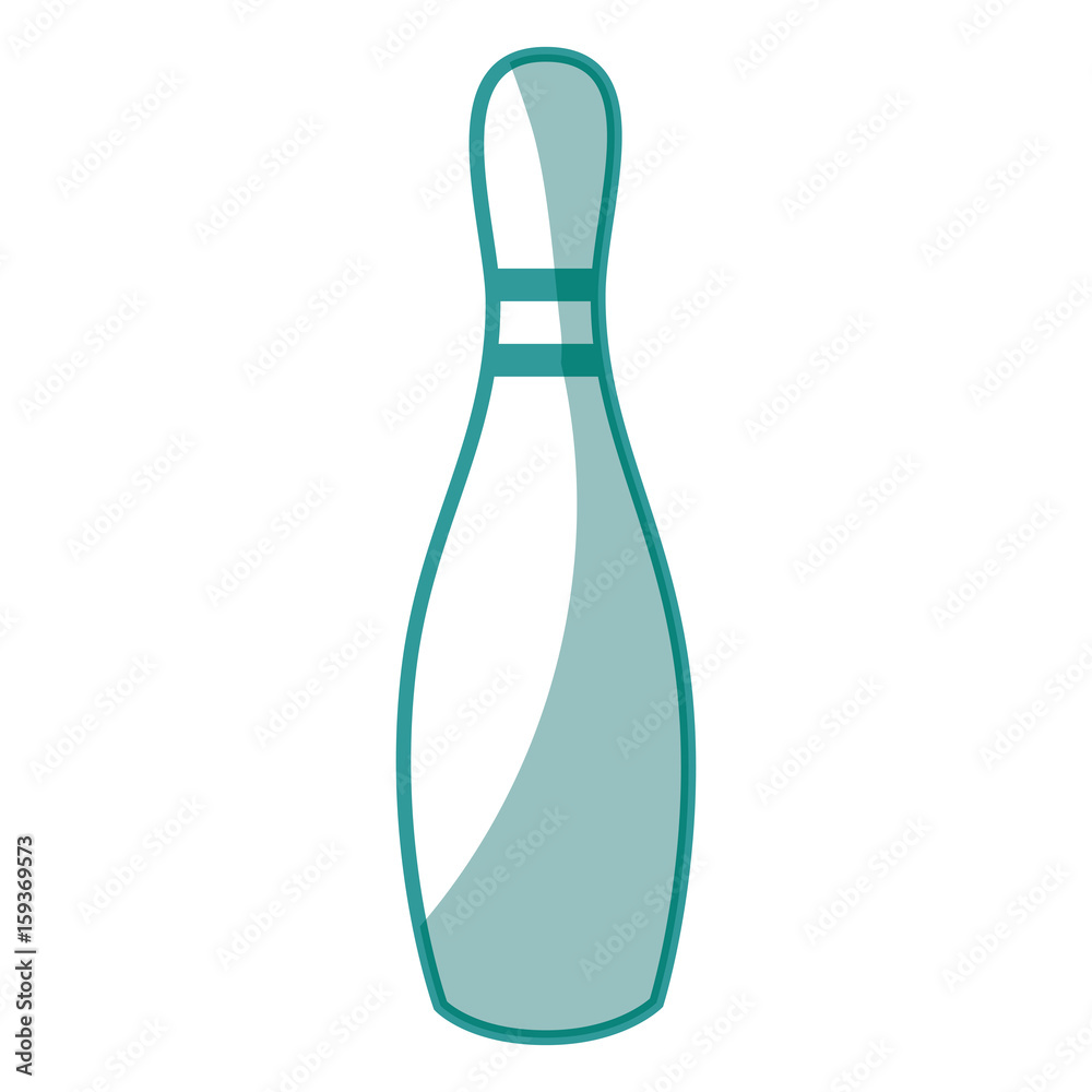 bowling pin icon over white background vector illustration bowling pin icon over white background vector illustration