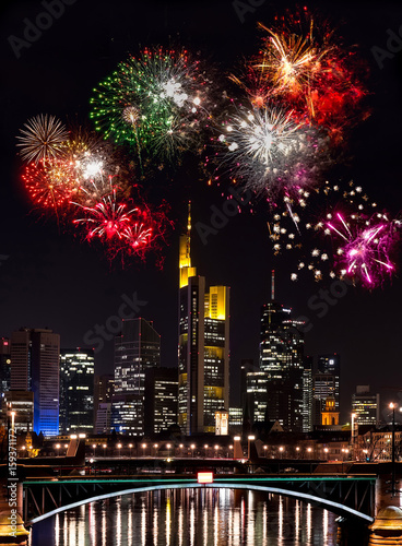 Feuerwerk Frankfurt am Main © Comofoto