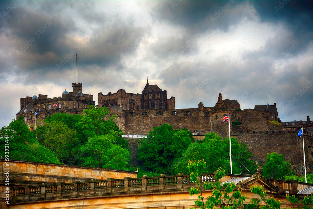 The castle, Edinburgh, Scotland