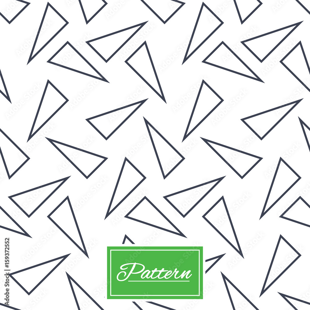Fototapeta premium Triangles geometric seamless pattern.