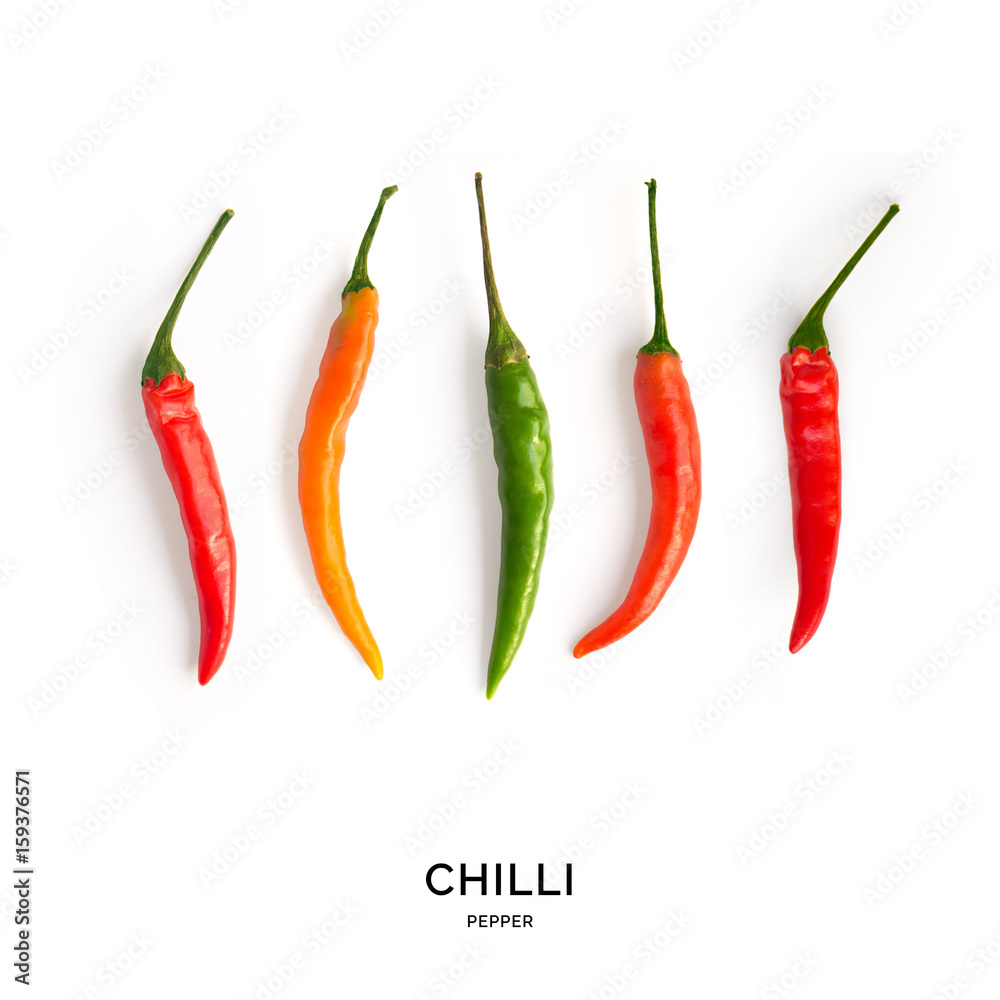 Seamless pattern with chilli pepper . Tropical abstract background. chilli pepper on white background. Seamless pattern with chilli pepper . Tropical abstract background. chilli pepper on white background.