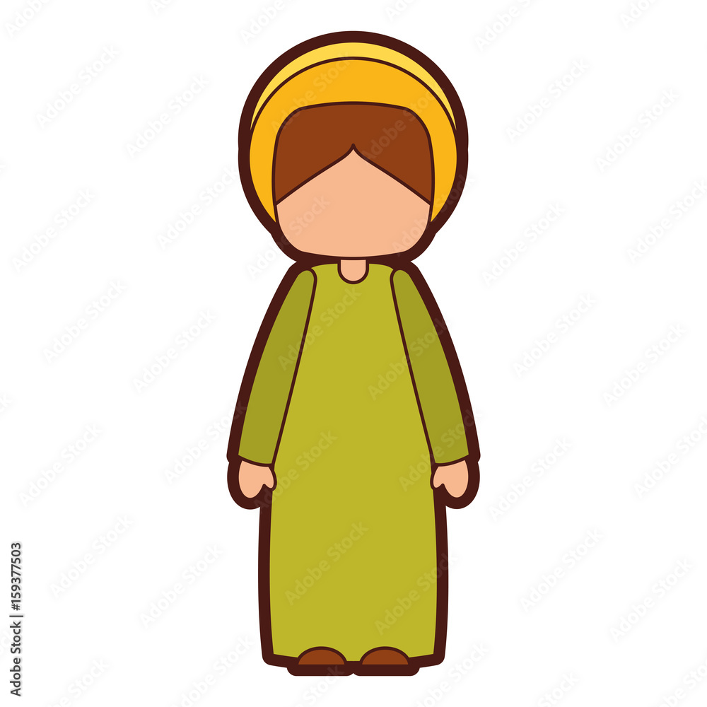 saint joseph manger character vector illustration design saint joseph manger character vector illustration design