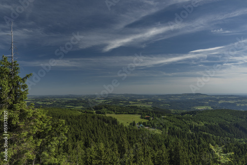 White cross in Jizerske mountains