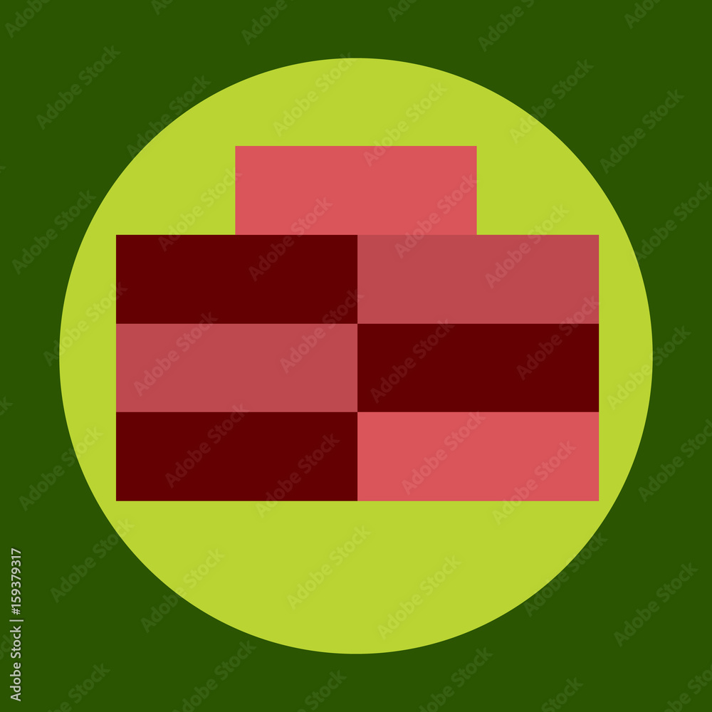Brick wall icon in trendy flat style isolated on grey background. Construction symbol for your design, logo, UI. Vector illustration, EPS10. Brick wall icon in trendy flat style isolated on grey background. Construction symbol for your design, logo, UI. Vector illustration, EPS10.