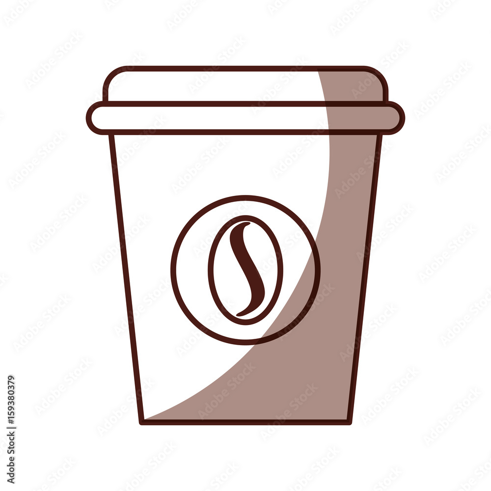 coffee plastic cup icon vector illustration design coffee plastic cup icon vector illustration design