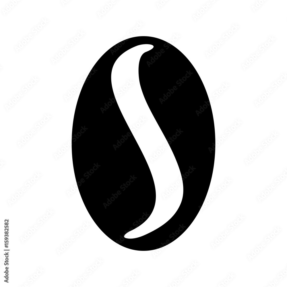 coffee grain isolated icon vector illustration design coffee grain isolated icon vector illustration design