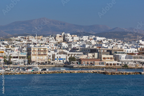 Fototapeta Naklejka Na Ścianę i Meble -  Panoramic view of Naxos Island, Cyclades, Greece