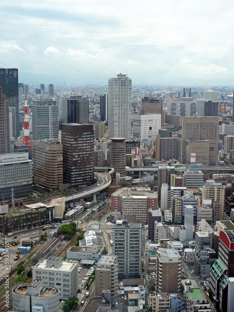 Fototapeta premium 大阪のビル群