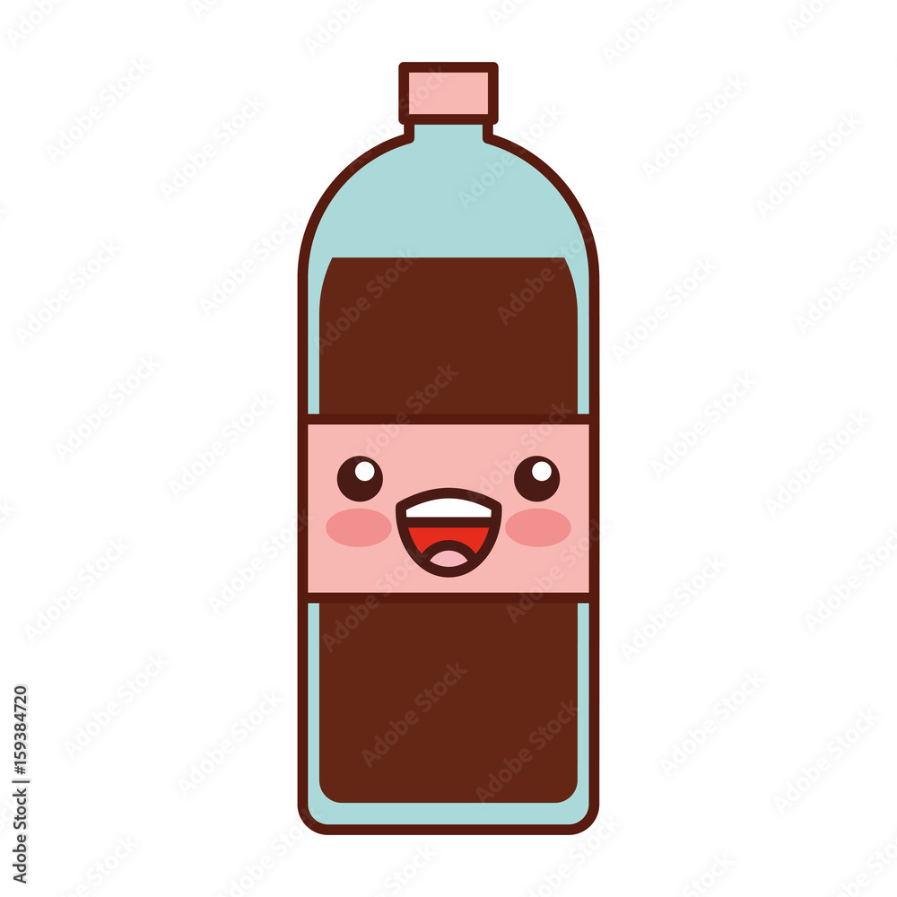 soda bottle kawaii character vector illustration design soda bottle kawaii character vector illustration design