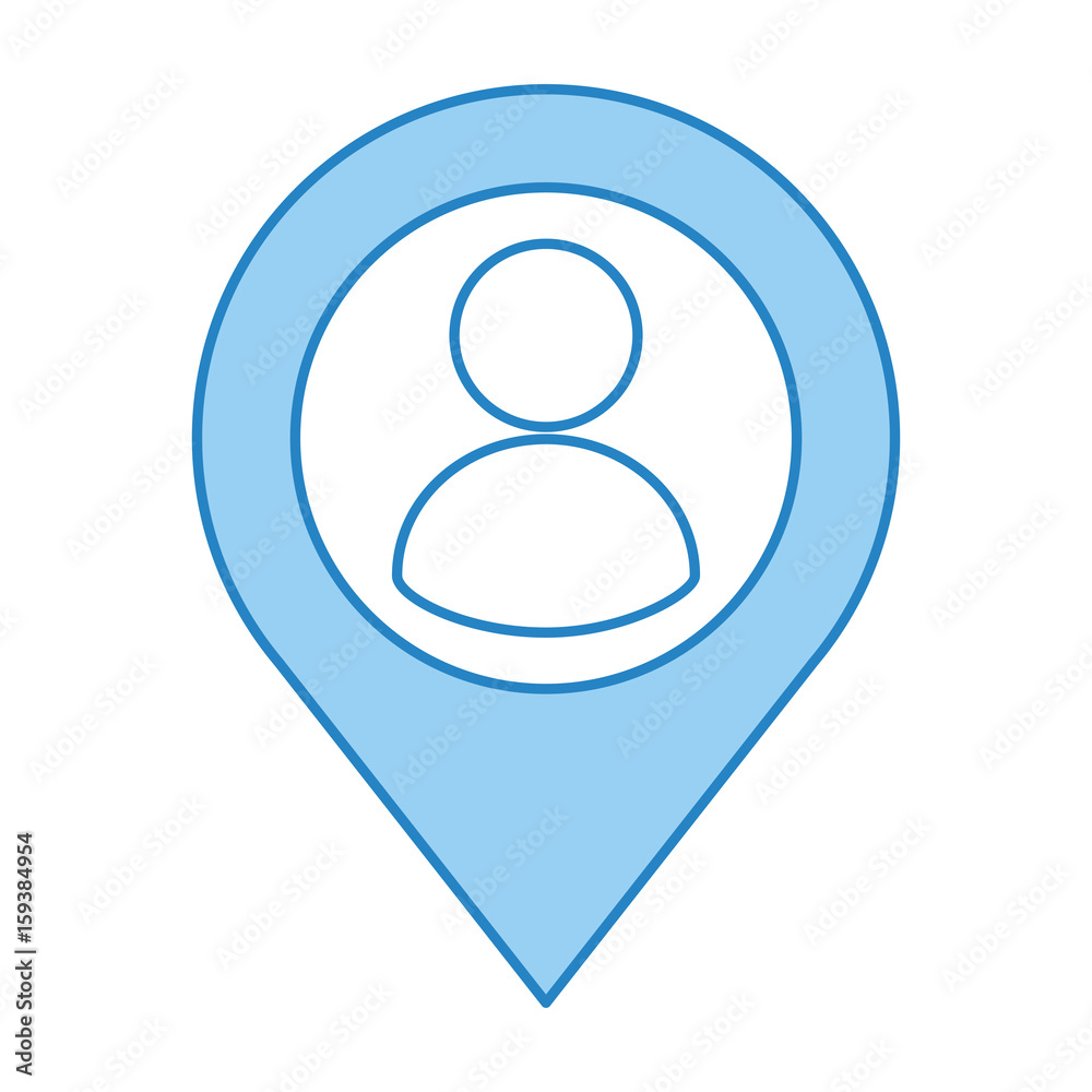 location pointer with avatar user isolated icon vector illustration design location pointer with avatar user isolated icon vector illustration design