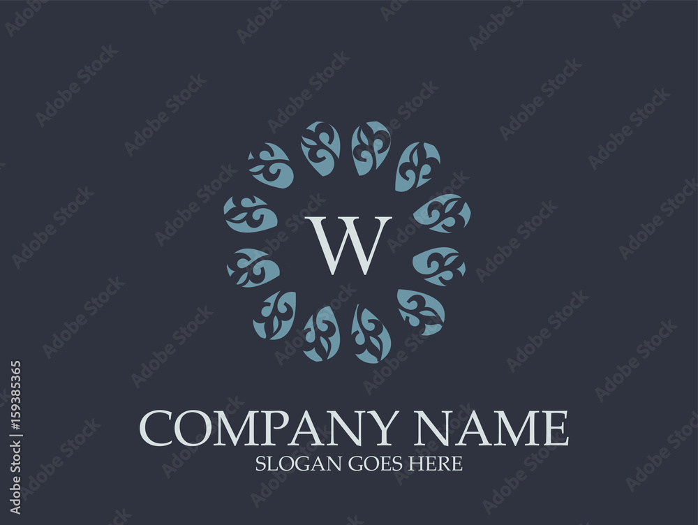 Abstract W Letter Monogram Elegant Logo Design Abstract W Letter Monogram Elegant Logo Design