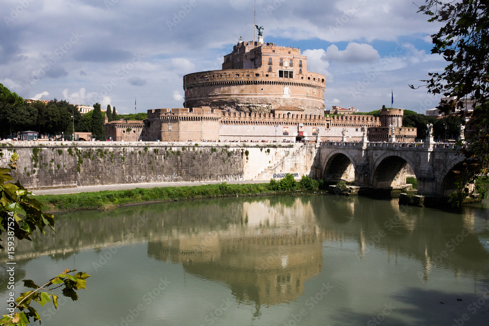 Castelo de San't Angelo, em Roma, Itália