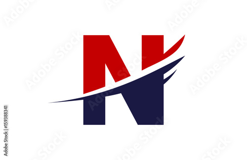 N wing swoosh letter logo Free Download N wing swoosh letter logo - GFXLoad