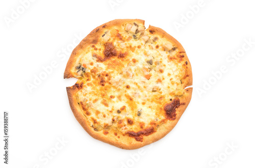 creamy mushroom pizza