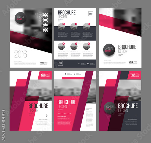 Modern Brochure design template  photo