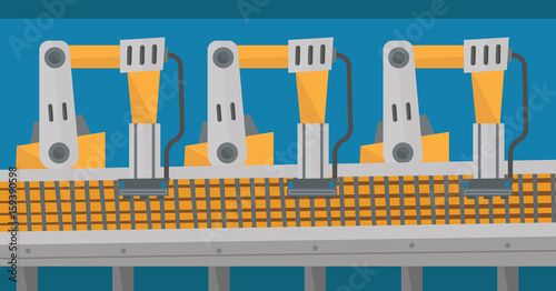 Automated robotic conveyor belt