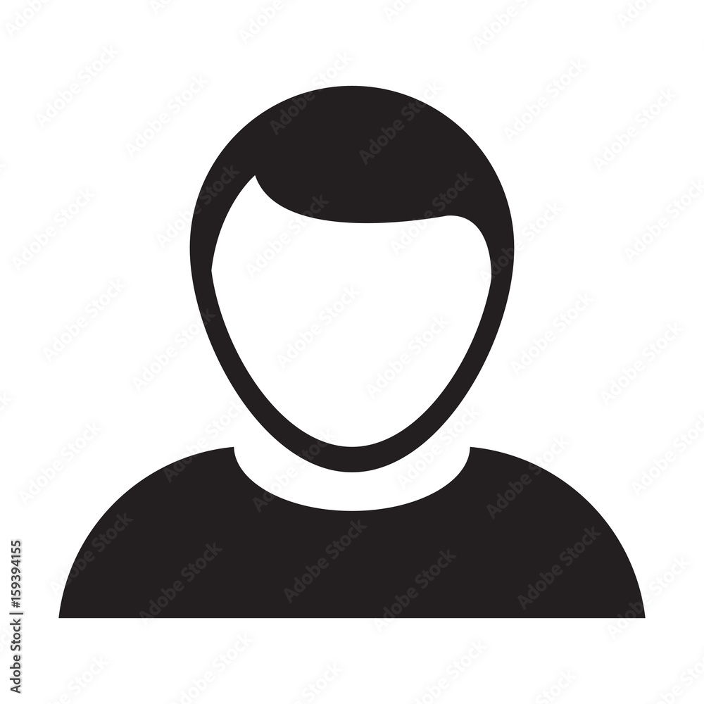 Avatar icon. Human. A person's badge. Vector. Social media profile symbol.  The symbol of a person. 14194216 Vector Art at Vecteezy