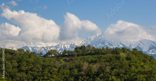 Mountains landscape  Tien-Shan Mountains  Almaty  Kazakhstan