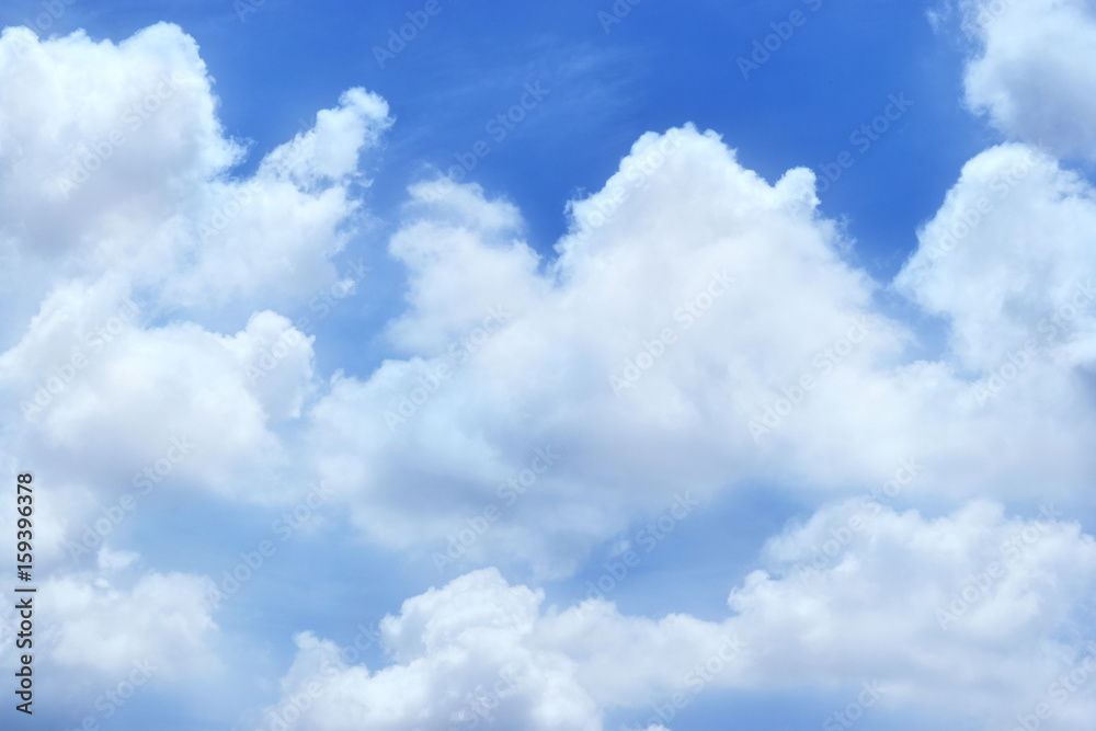 Blue sky and white clouds on a beautiful day. Blue sky and white clouds on a beautiful day.