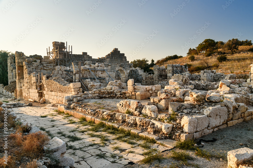 Harbour Bath in ancient Lycian city Patara. Turkey