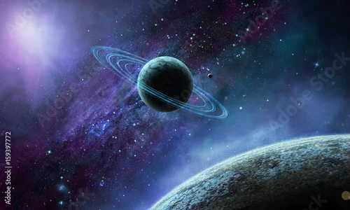 Obraz kosmiczne niebo