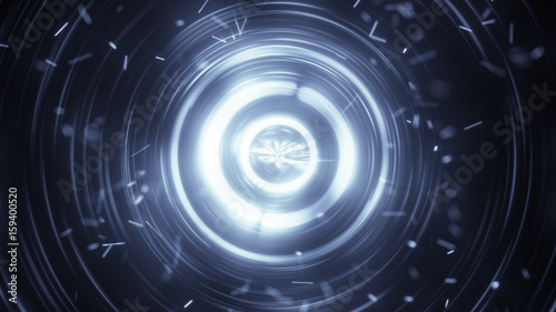 Concentric circles and part...