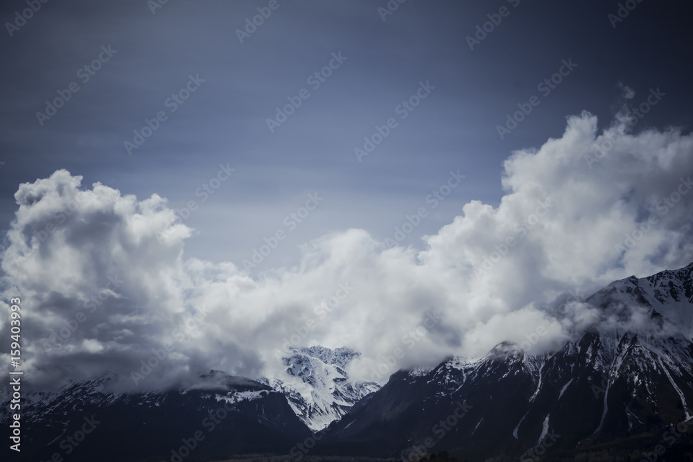 Clouds and Mountains