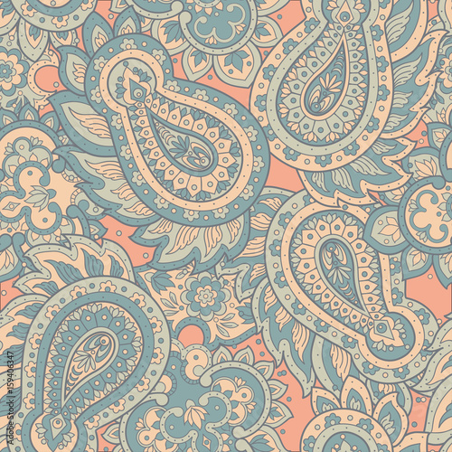 Paisley Floral oriental ethnic Pattern
