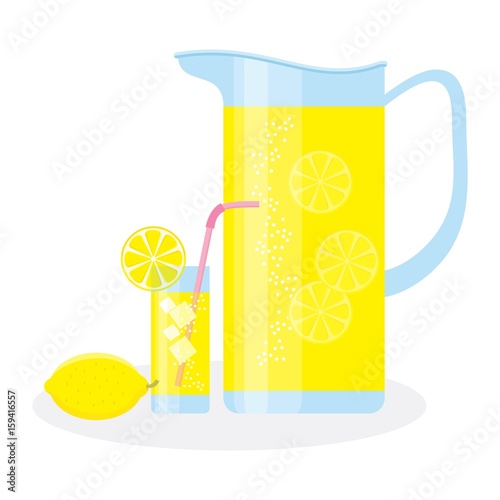 Flat vector cartoon illustration. Objects isolated on a white background.