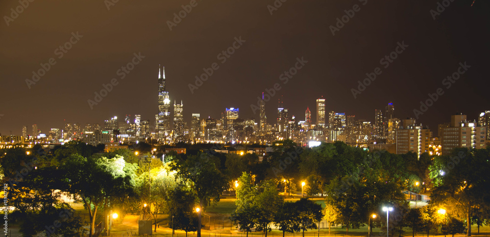 South Side Chicago Skyline